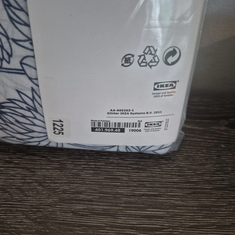Ikea Bladvass Michiko Nakata Twin Duvet Cover and Pillow Case New in Bag